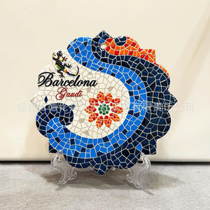 แม่เหล็กติดตู้เย็นเซรามิกปาแลร์โม รูปทรงแปลกตา ลายการ์ตูน ของที่ระลึกจากเฉวียนโจว - Product Image 3