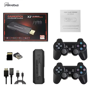 P New X2 Cộng Với Trò Chơi Thanh Gd10 Pro 4K HD Retro Video Trò Chơi Giao Diện Điều Khiển Không Dây Điều Khiển 64G 30000 Trò Chơi TV 50 Giả Lập Cho Ps1/N64 - Product Image 1