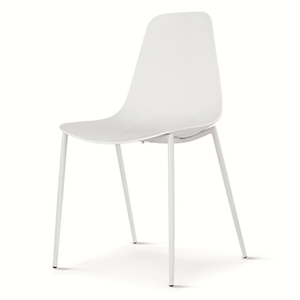 China <span class=keywords><strong>de</strong></span> fábrica al por mayor barato moderno precio muebles para el hogar blanco y negro comedor sillas <span class=keywords><strong>de</strong></span> plástico sin <span class=keywords><strong>armas</strong></span> pierna <span class=keywords><strong>de</strong></span> Metal - Product Image 2