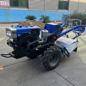 Tractor Agrícola de Arrastre Manual con Rotocultivador, Motor 2WD, Tractor de 22hp - Product Image 2
