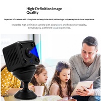 Caméra X6 de surveillance à distance pour la sécurité domestique, 1080P HD sans fil Wi-Fi, vision nocturne, enregistrement photo et vidéo
