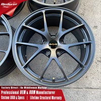 عجلات سبائك ألمانية RI-A مطروقة مقاس 15-22 بوصة 5x100 4x100 لسيارات BMW G22 G20 ومرسيدس بنز A200 وأودي A3 وفيراري وتويوتا GR ياريس