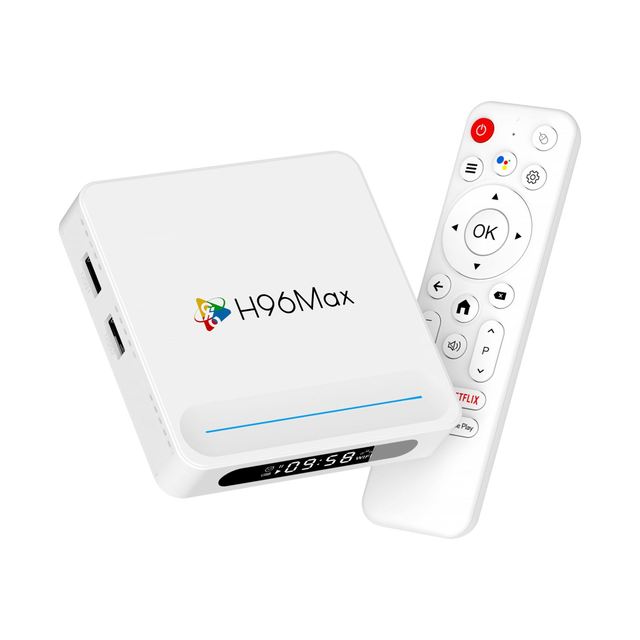 H96 MAX Allwinner H618 8K UHD Streaming Premium Game Internet Super Box Custom Google Certified Smart Android 14 Set-top TV Box