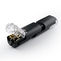Bloque de terminales eléctricos de empalme rápido de aleación de cobre macho/hembra, 2 pines, impermeable, 9A 300V, para cableado paralelo de bajo voltaje