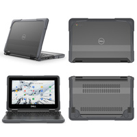 Pour Dell Chromebook 11.6 3100 3110 ordinateur portable PC housse de protection antichoc support de support étui à rabat sac