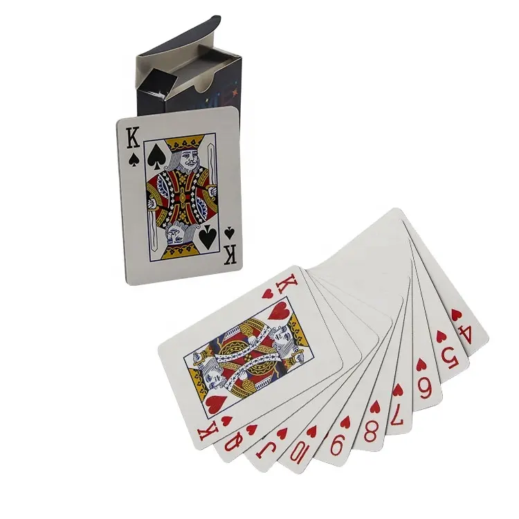 גבוהה באיכות אישית קלפי משחק כרטיסי בדרגה גבוהה מודפס נייר פוקר