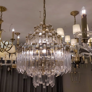 Lámpara colgante de lujo creativa de diseñador moderno Americano único lámpara de acrílico moderna lámpara colgante de lujo de cristal - Product Image 4