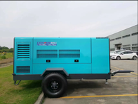 Compresseur diesel mobile de perçage de vis série PDS utilisé dans les mines de marque Airman 266KW