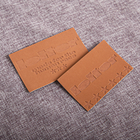 Patch en cuir PU lavable à coudre de haute qualité avec logo en relief personnalisé pour vêtements sacs chapeaux chaussures accessoires de vêtement gratuits