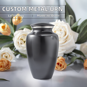 Urna Funeraria de Acero Inoxidable Hecha a Mano, con Tapa Sellada, Regalo Conmemorativo para Seres Queridos, Urna de Metal Hecha a Mano para Cenizas - Product Image 2