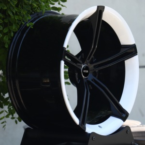 Jantes forgées légères HTOR 19x9 20x9 21x9 pouces 5x114.3 5x130 Noir brillant Blanc pour <span class=keywords><strong>Taycan</strong></span> Model Y 911 718 <span class=keywords><strong>E</strong></span>-<span class=keywords><strong>tron</strong></span> GT - Product Image 3