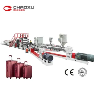 Chaoxu Professionele Fabriekslevering Abs/Pc Plastic Sheet Extruder Machine