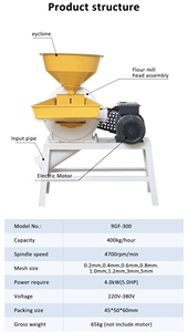 Broyeur automatique <span class=keywords><strong>de</strong></span> maïs et <span class=keywords><strong>de</strong></span> blé modèle 300, meilleure vente en Afrique, moteur électrique agricole à usage domestique, capacité <span class=keywords><strong>de</strong></span> 400 kg/h, produit <span class=keywords><strong>de</strong></span> la <span class=keywords><strong>farine</strong></span> - Product Image 3