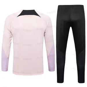 Wholesale cheapest long sleeve High Quality breathable sportswear soccer training equipment tracksuits for women suit women set