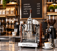 Machine à expresso professionnelle CONTIPRESSO à levier, machine à café italienne commerciale pour les cafés