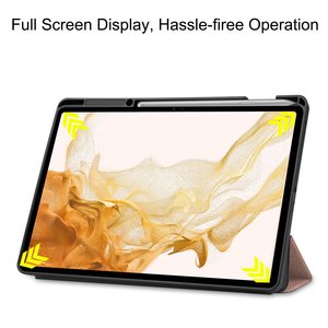 Funda de TPU suave + PU para tableta, para Samsung Galaxy Tab S8 Plus <span class=keywords><strong>sm</strong></span>-x800 <span class=keywords><strong>SM</strong></span>-<span class=keywords><strong>X806</strong></span>, 12,4 pulgadas - Product Image 4