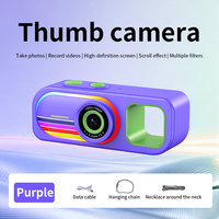 Mini caméra LK039 pour courses hippiques, haute définition 1080P HD, 13 filtres, vision nocturne, lumière LED rotative, caméra miniature