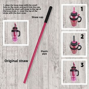 Bouteille d'eau en plastique grande capacité 1300 ml, résistante aux chocs, avec paille, incassable et anti-fuite, idéale pour étudiants, bureau et activités sportives en extérieur - Product Image 4