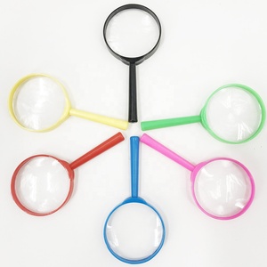 Fabrieksdirect hoogwaardige plastic speelgoedloep groothandel hete verkoop goedkope kleurrijke acryl vergrootglas voor kinderen - Product Image 1