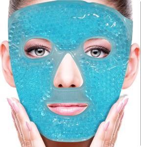 Máscara Facial Reutilizável de Terapia Quente e Fria para Cuidados com a Pele, Compressa de Gelo <span class=keywords><strong>Anti</strong></span>-Rugas, Alívio da Fadiga e Firmadora da Pele - Product Image 4