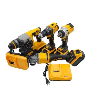 Nhiều Phong Cách Không Dây Máy Khoan Tay Cờ Lê Điện Công Cụ Điện Thiết Lập Combo Kit 4 Trong 1 Dw Phong Cách Điện Công Cụ Thiết Lập - Product Image 4