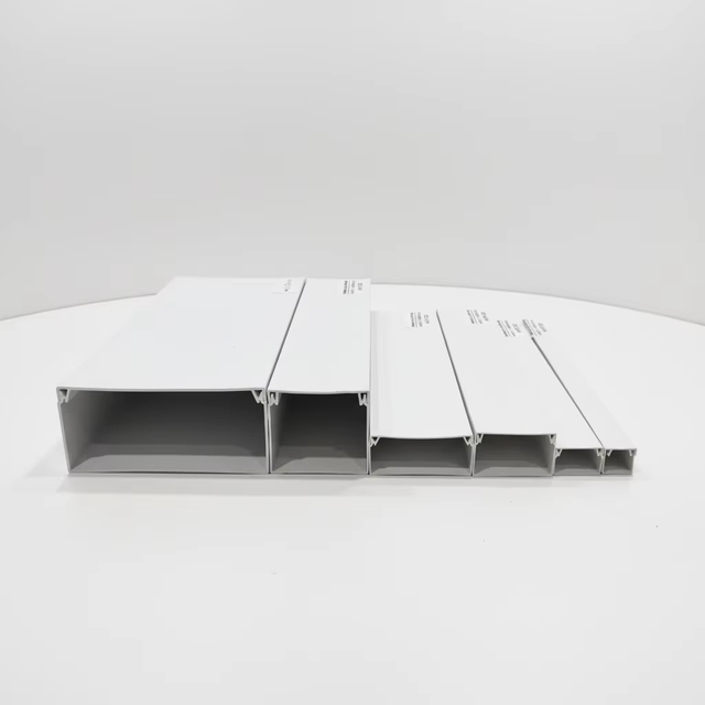 Factory Direct Rigid PVC Solid Cable Trunking Wire Raceway with Protective Channel Safe Electrical Wiring Management