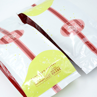 500g laminé étanche à l'humidité joint arrière gousset latéral sac thé emballage pochette fermeture éclair plastique Doypack café pochette emballage