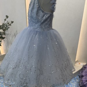 Vestido de Ballet Profesional <span class=keywords><strong>con</strong></span> Adornos para Niñas, Tutú de Tul <span class=keywords><strong>con</strong></span> Lentejuelas y Encaje, Ideal para Recital - Product Image 4