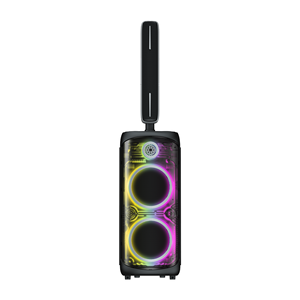 Enceinte <span class=keywords><strong>de</strong></span> fête <span class=keywords><strong>avec</strong></span> <span class=keywords><strong>tour</strong></span> et base détachables, lumière RGB transparente, double woofer, boombox pour karaoké à domicile - Product Image 5