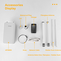 Punto de Acceso Exterior WiFi 6 de Doble Banda SUNCOMM AP3000G, Alimentado por PoE, hasta 128 Usuarios, Implementación Flexible para Comunidades/Campus
