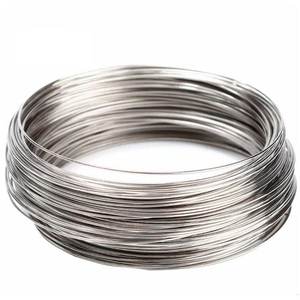 أسلاك فولاذية مقاومة للصدأ بالجملة بأي حجم وجودة عالية، 0.1 مم-3 مم، 201، 304، 304L، 316، 316L، 410، 420، 430، للحام والثني والقطع - Product Image 1