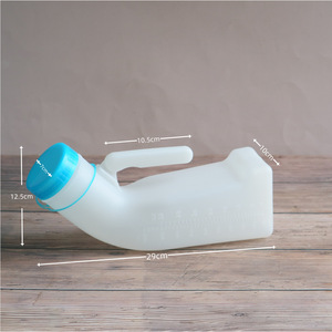 Glow In Dark Urinal 1000Ml Rectangle <b>Standing</b> Type With Screw Cap For Bed Rest Care - Product Image 2