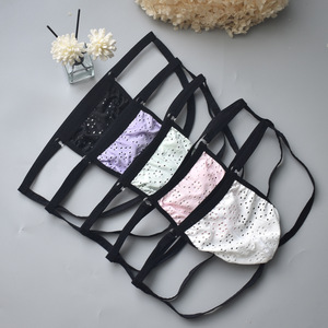 HL112 Intimo Sexy da Uomo in Poliestere con Rete a Fori e Doppio <span class=keywords><strong>Perizoma</strong></span>, Design con Fianchi Scoperti, <span class=keywords><strong>per</strong></span> Commercio Estero - Product Image 2