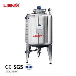 Réservoir de stockage de liquide en acier inoxydable OEM LIENM de 1000 L avec agitateur pneumatique scellé, compatible avec l'<span class=keywords><strong>eau</strong></span> - Product Image 1