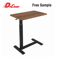 Table d'appoint mobile à hauteur réglable avec moteur unique de haute qualité pour le bureau et la maison