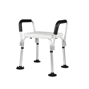Chaise de douche en alliage d'aluminium, capacité de charge de 250 kg, antidérapante avec grandes ventouses, pour personnes âgées et femmes enceintes - Product Image 2