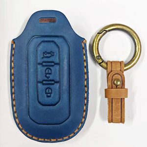 Porte-clés en cuir sans clé avec porte-clés pour Ford Territory 2023 <span class=keywords><strong>2022</strong></span> 2021 - Product Image 2