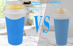 Slushie <b>Maker</b> Cup 500ML DIY Magic Slushy <b>Maker</b> Squeeze Cups Portable Smoothie Squeeze Cups for Juices Milk and Ice <b>Cream</b> Make - Product Image 2