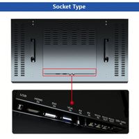 Monitor de Video Wall LCD de 32/43/46/55/65 Pulgadas, 2x2 3x3 4x4, Splicing Synclighting7, Video Wall 4K para Interiores, Reemplazo para Centros Comerciales