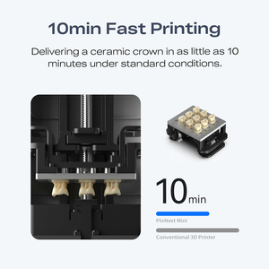 เครื่องพิมพ์ 3 มิติ สำหรับงานทันตกรรม EU Pionext Mini ความละเอียดสูง 9K สำหรับการพิมพ์แบบ 3 มิติ โมเดลจัดฟัน, ครอบฟัน, สะพานฟัน, ฟันปลอม - Product Image 4