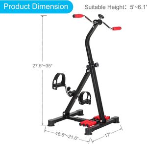 Bicicleta de Ejercicio con Pedales <span class=keywords><strong>para</strong></span> Brazos, Piernas y Rodillas, Equipo de Recuperación <span class=keywords><strong>para</strong></span> Personas <span class=keywords><strong>Mayores</strong></span>, Terapia Física, Ejercicio Sentado - Product Image 3