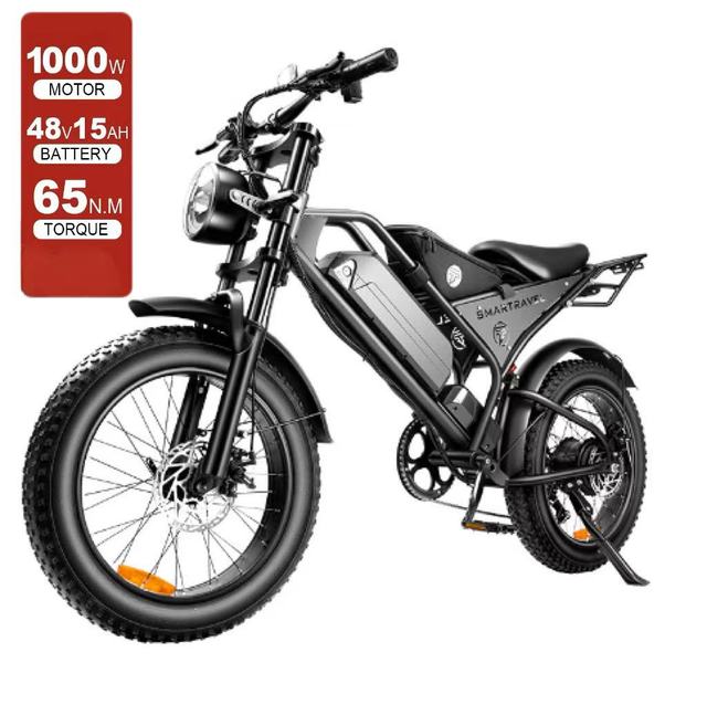 Factory Price Electric Bicycles Hybrid Electric Snow EBike 2000W Motor 28-37 MPH Speed Fat Tire 48V Rear Hub Lithium Battery