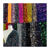 Tissu en dentelle d'organza écologique Affinity à prix compétitif, 100 % polyester, fleurs 3D, extensible, à sequins, pour robe de soirée femme
