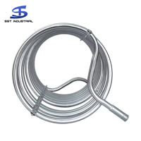Forme personnalisée longueur pompe réservoir d'eau bobine d'échange thermique 304 bobine de chauffage en acier inoxydable