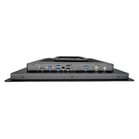 PC industriel tout-en-un sans ventilateur EVUC 15,6 pouces, écran tactile capacitif 10 points, Intel I3/I5/I7, FHD 1920x1080, 4/8 Go de RAM, 128 Go