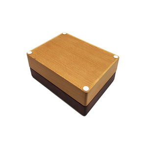 Boîte à mouchoirs en bois massif bicolore 200x150x90mm pour salon, salle de bain, voiture - Product Image 3