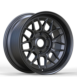 Jantes de voiture en aluminium de style racing, noires plates, 17 pouces, 6x139.7, moyeux de roue, jantes pour <span class=keywords><strong>BBS</strong></span> - Product Image 1