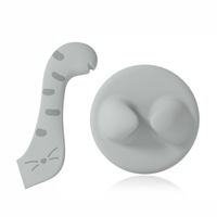 Ouvre-boîte et cuillère pour animaux de compagnie en forme de patte de chat, avec couvercle d'étanchéité en TPE, outil manuel étanche pour conserver la fraîcheur des aliments pour chats et chiens