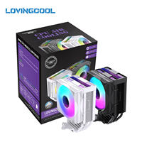 LOVINGCOOL Conception/Personnalisation sur mesure Échantillon disponible Dissipateur de chaleur universel pour processeur Refroidissement silencieux Multi-plateforme Refroidisseur de processeur pour socket