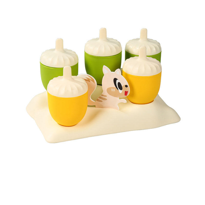 กระรอก5กริด-สีเขียวและสีเหลือง72ชิ้น/กล่อง